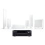 Домашний кинотеатр 5.1 KEF T301/T101 WHITE + AV-ресивер Onkyo TX-NR696 B M3